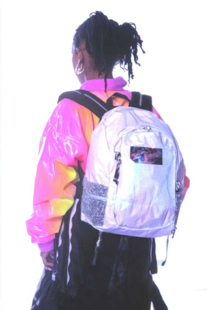 Mini Backpack backpack jacket white.