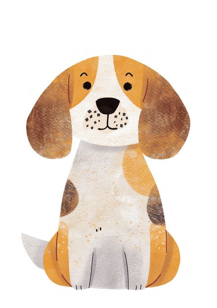 Beagle dog beagle illustration children's.