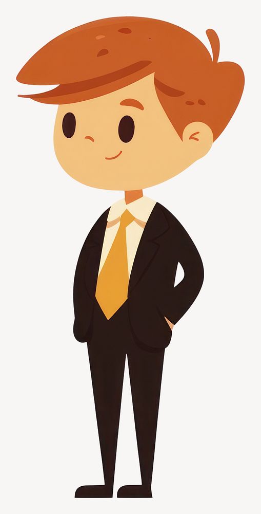 Businessman suit illustration character vector