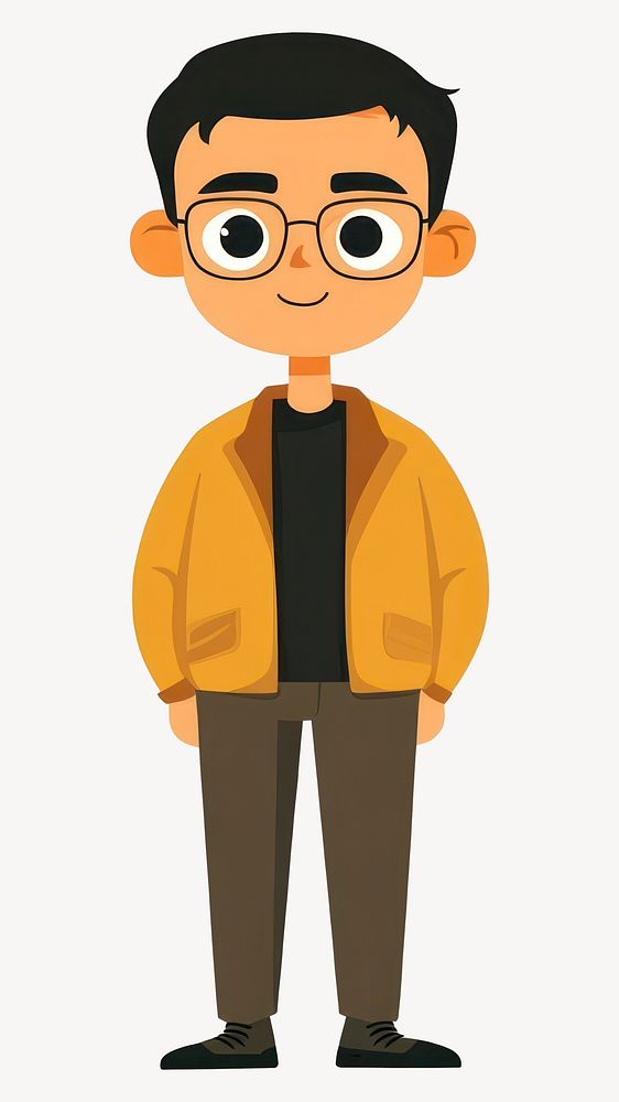 Man illustration character cartoon vector