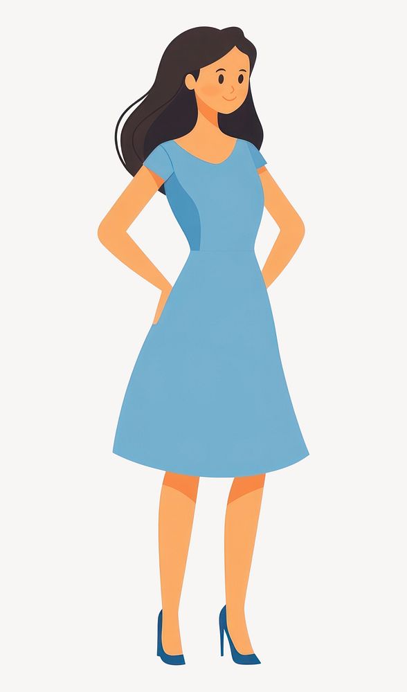 Woman dress illustration fashion vector