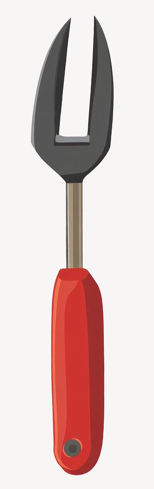 Tool illustration fork screwdriver vector