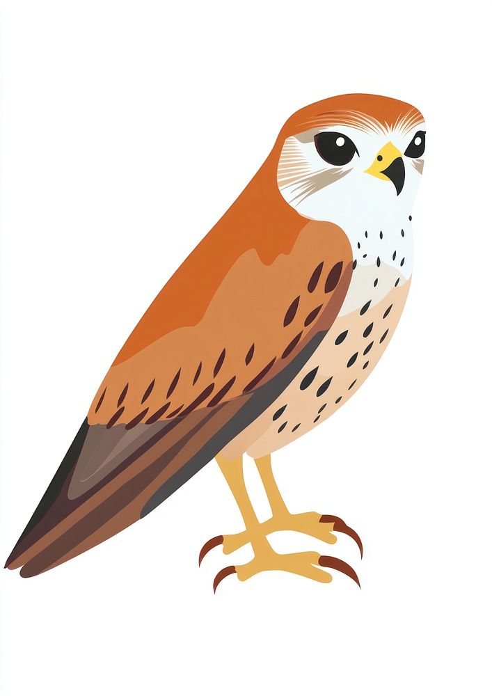 Kestrel illustration kestrel bird.