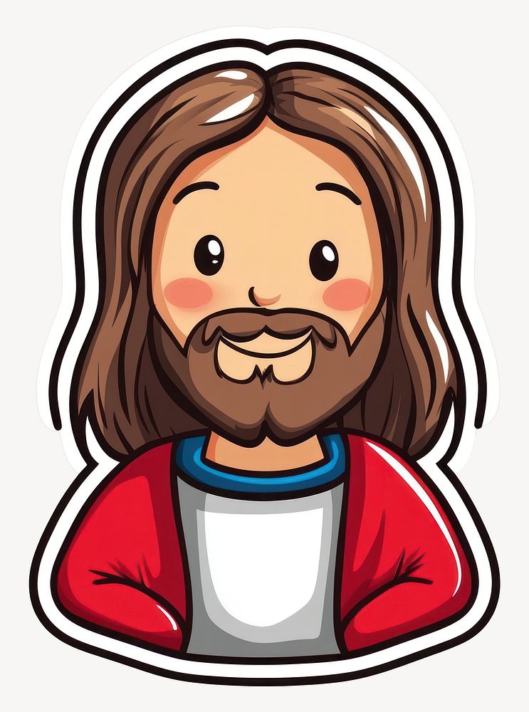 Jesus Christ illustration character cartoon vector