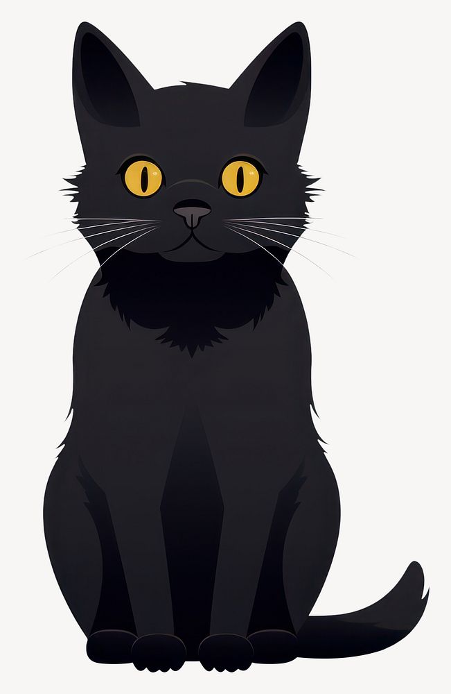 Bombay cat illustration pet art vector