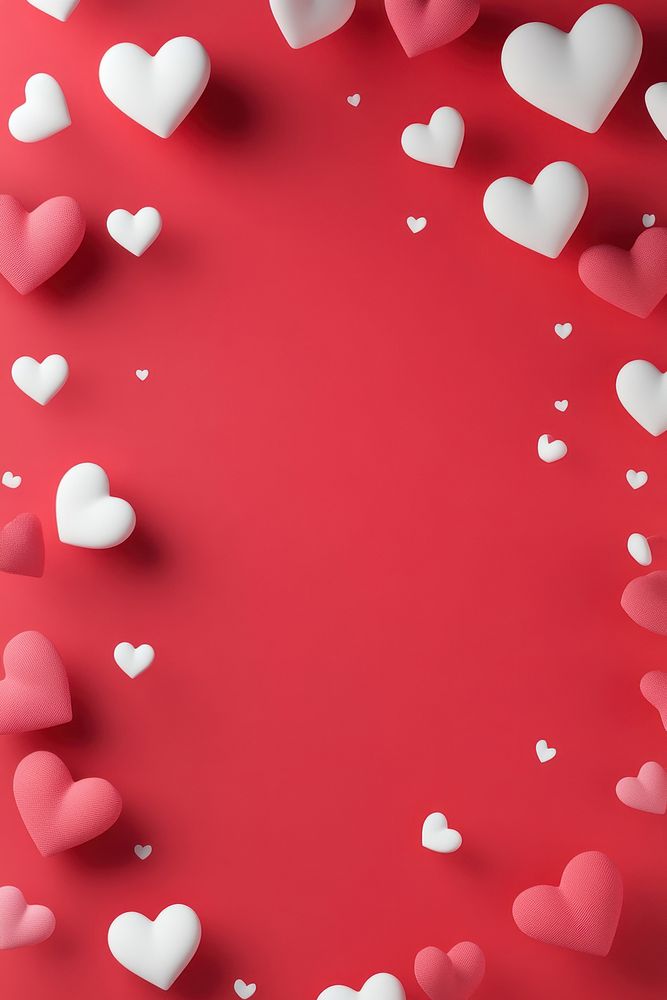 Valentine's background romantic hearts.