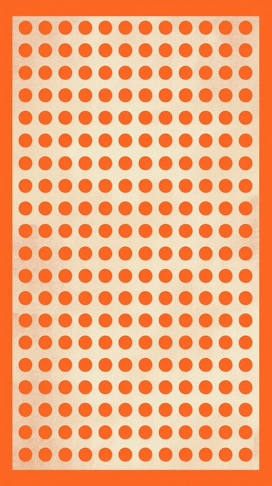 Beige polga dots pattern orange design contemporary.