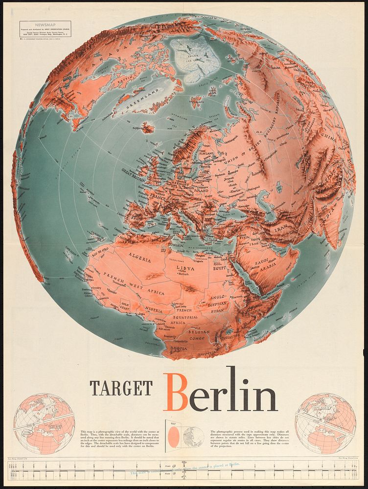 Newsmap : week of October 14 to October 21, 215th week of the war, 97th week of U.S. participation. Monday, October 25, 1943