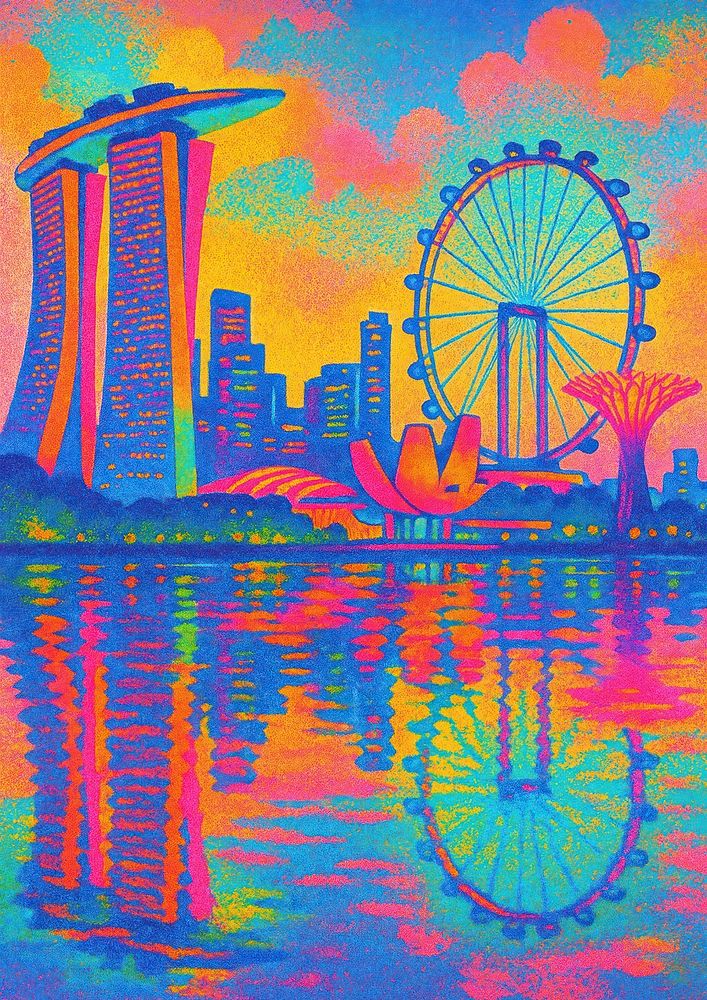 Singapore+by+night Mobile Wallpaper Images | Free Photos, PNG Stickers ...