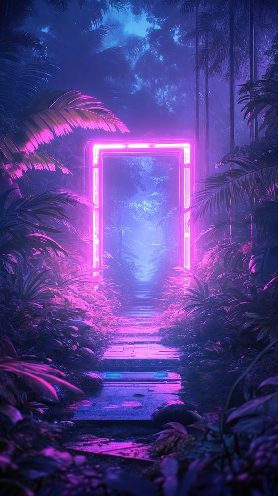 Vibrant cyan and magenta lights | Free Photo - rawpixel