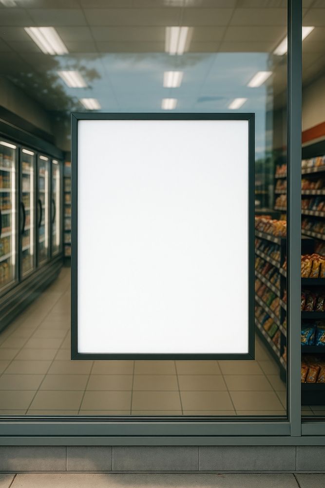 Blank store sign display | Free Photo - rawpixel