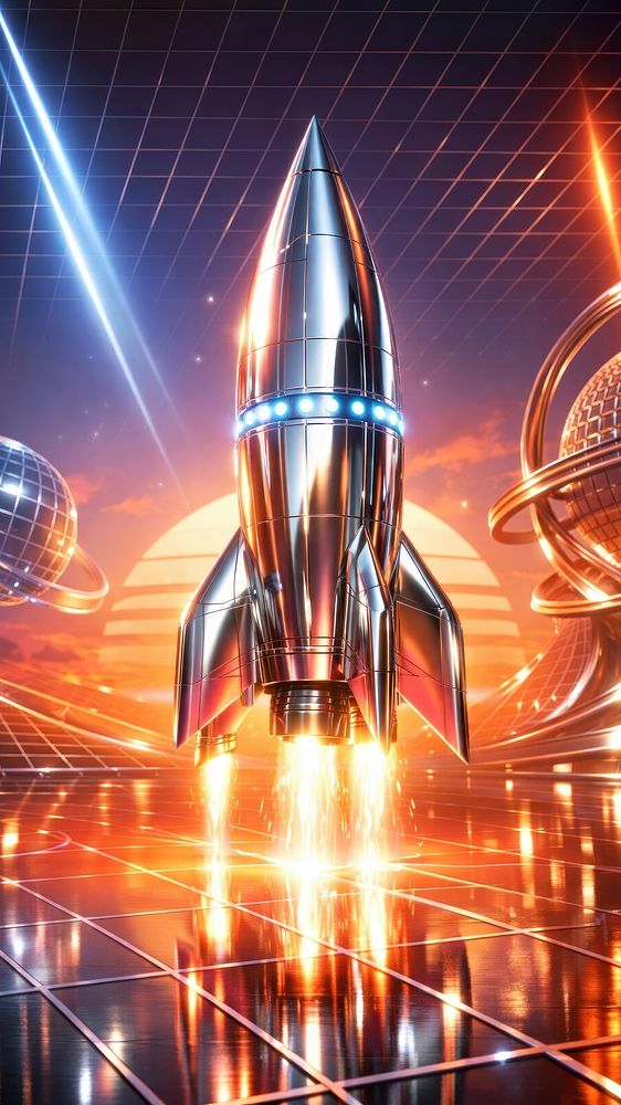 Neon+rocket Art Images | Free Photos, PNG Stickers, Wallpapers ...