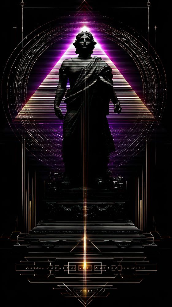 Neon Triangle Pattern Futuristic Images | Free Photos, PNG Stickers ...