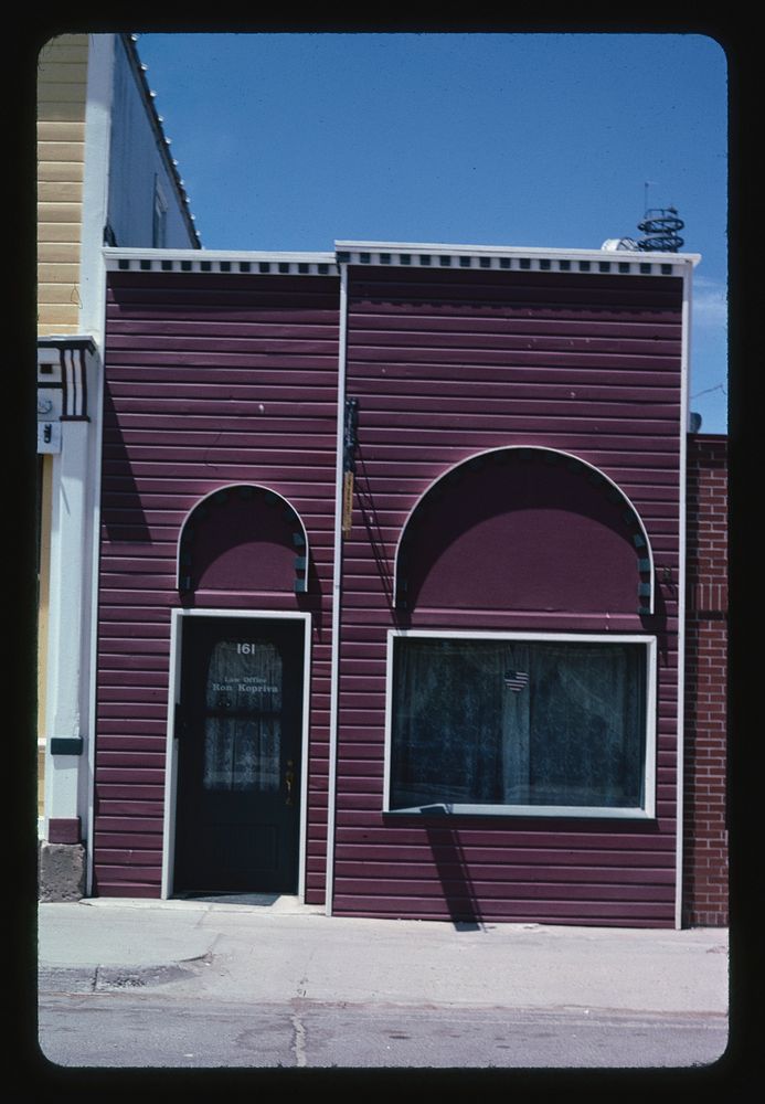 Law offices, Lander, Wyoming (2004) photography in high resolution by John Margolies. Original from the Library of Congress. 