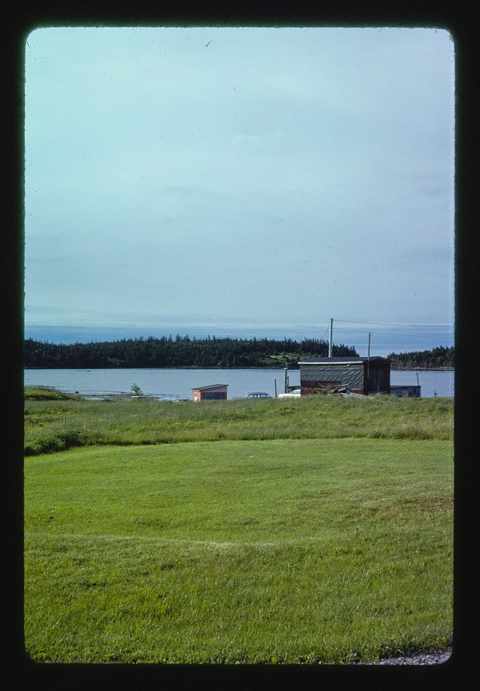 Nova Scotia coast north of Halifax, Nova Scotia (1979) photography in high resolution by John Margolies. Original from the…