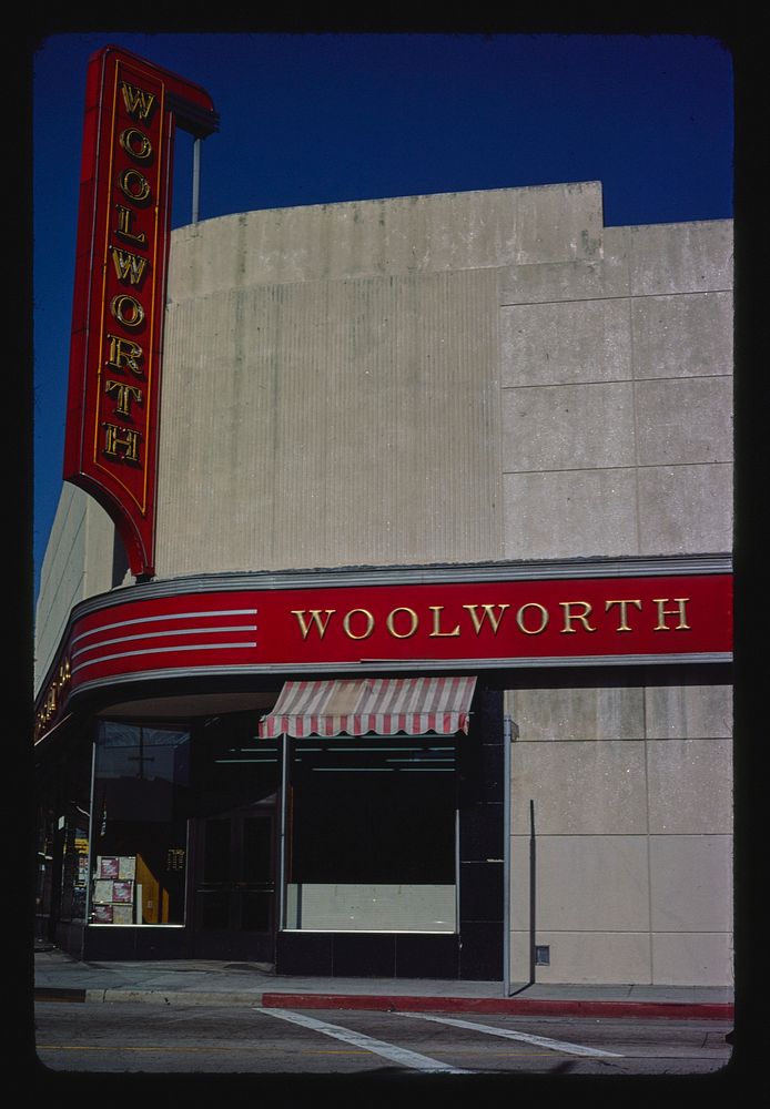 Woolworths, 3200 Lankershim Boulevard, North Hollywood, California (1977) photography in high resolution by John Margolies.…