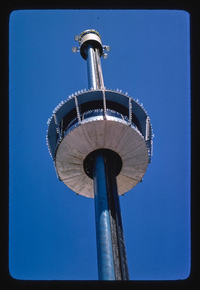 Sky Tower, Wildwood, New Jersey (1978) photography in high resolution by John Margolies. Original from the Library of…