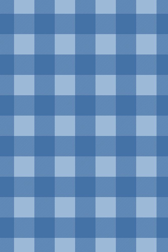 Seamless checkered background, blue tartan, traditional Scottish design vector