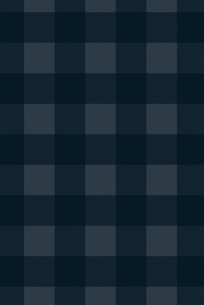 Seamless plaid background, blue checkered pattern design vector