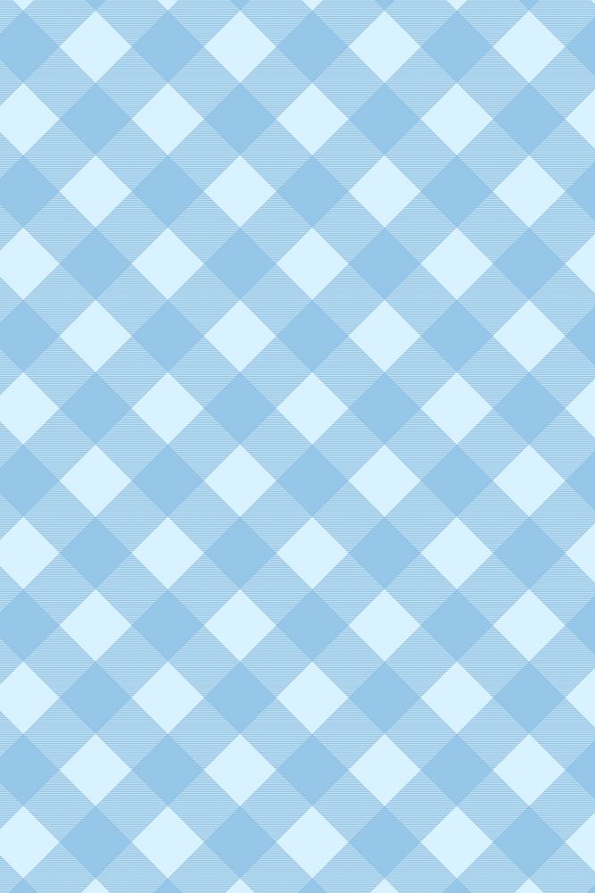 Seamless checkered background, blue cute design