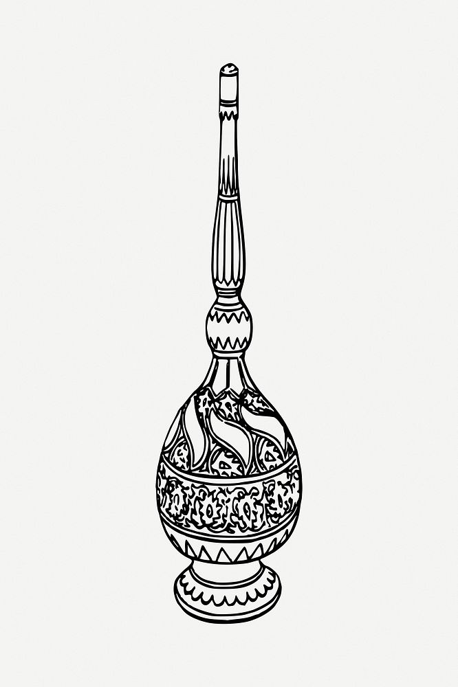 Egyptian perfume clipart illustration psd. Free public domain CC0 image