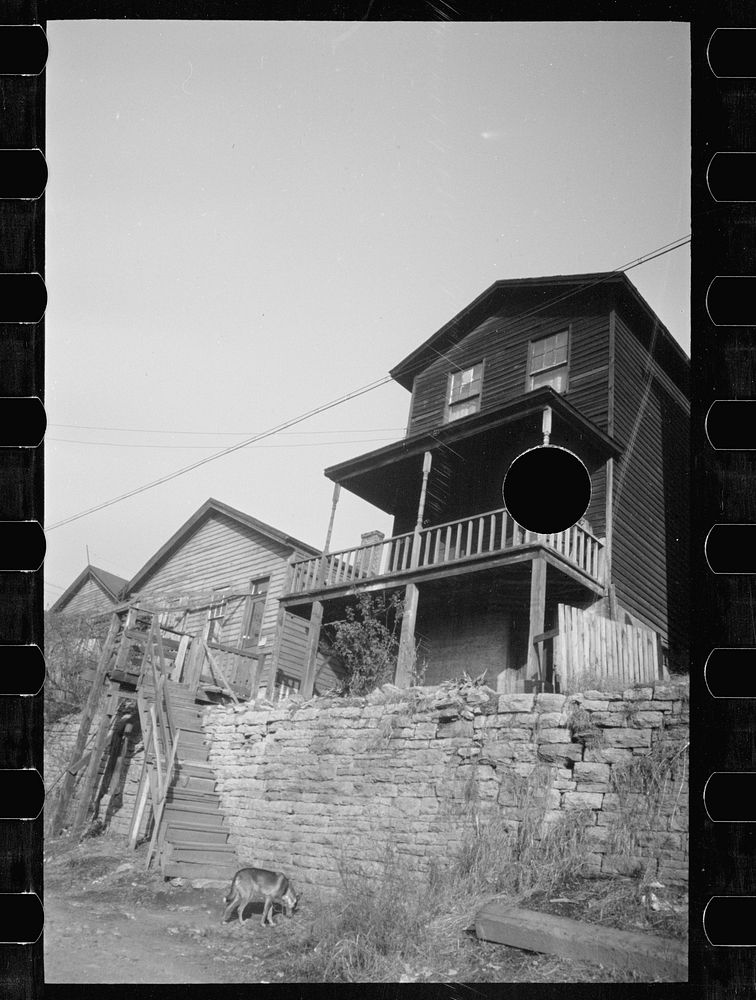 [Untitled photo, possibly related to: House along Martin Street, Hamilton County, Ohio]. Sourced from the Library of…