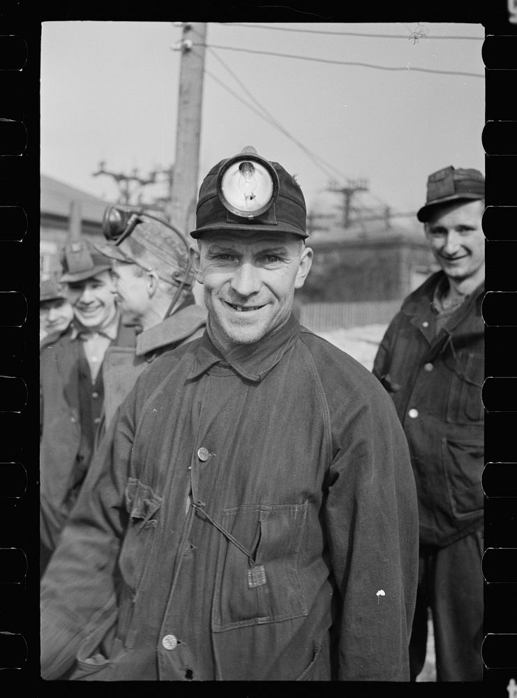 Miner at American Radiator Mine, Mount Pleasant, Westmoreland County, Pennsylvania. Sourced from the Library of Congress.