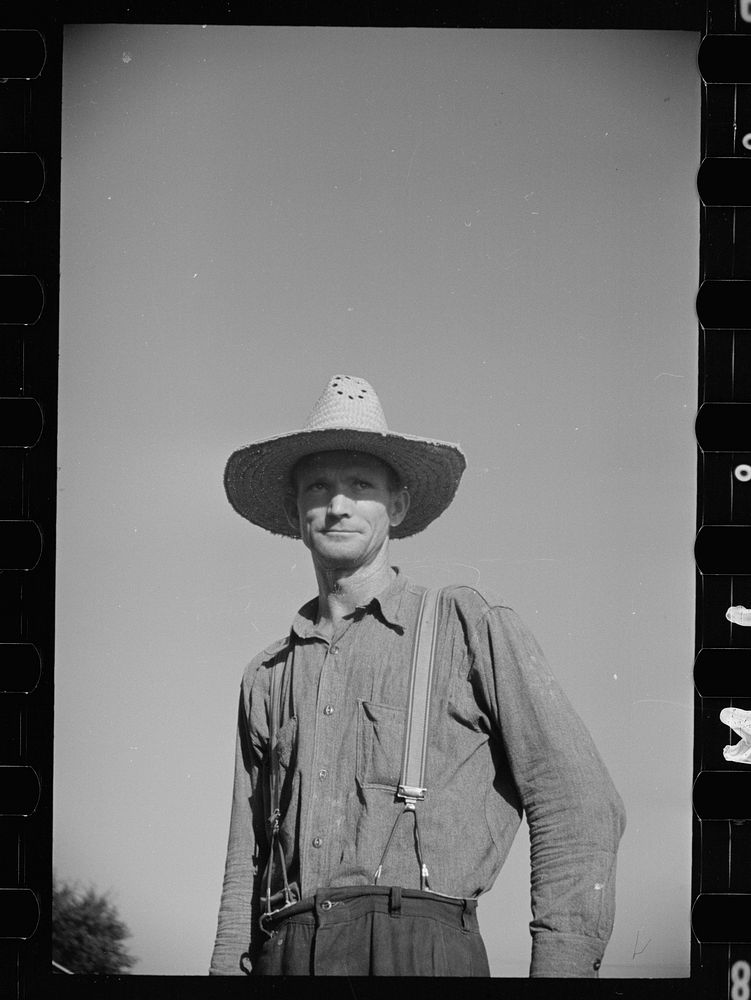 Rehabilitation client at Lake Dick Project near Altheimer, Arkansas. Sourced from the Library of Congress.
