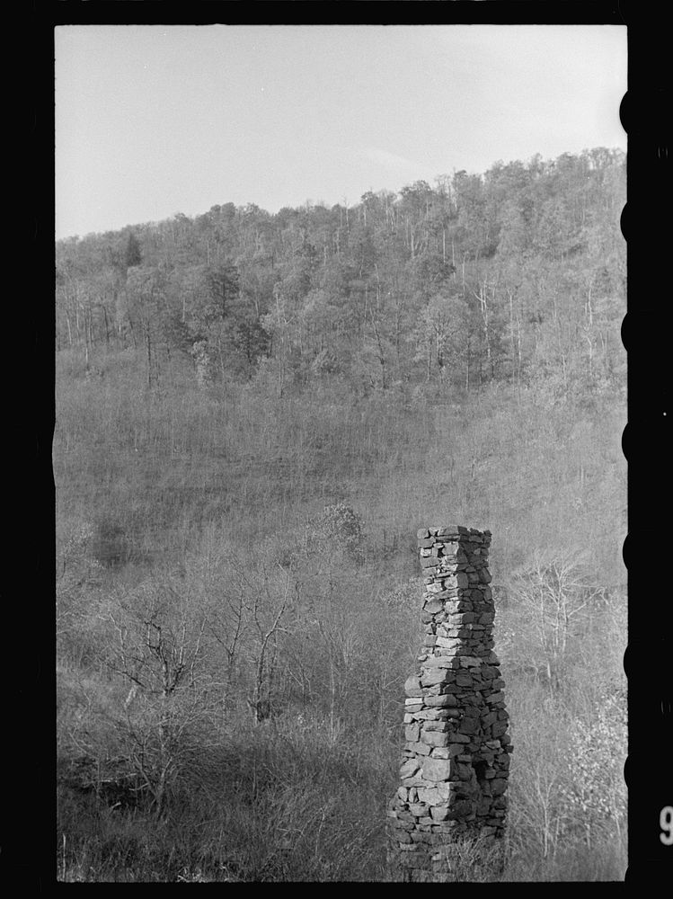 [Untitled photo, possibly related to: Corbin Hollow ruins, Blue Ridge Mountains, Virginia]. Sourced from the Library of…