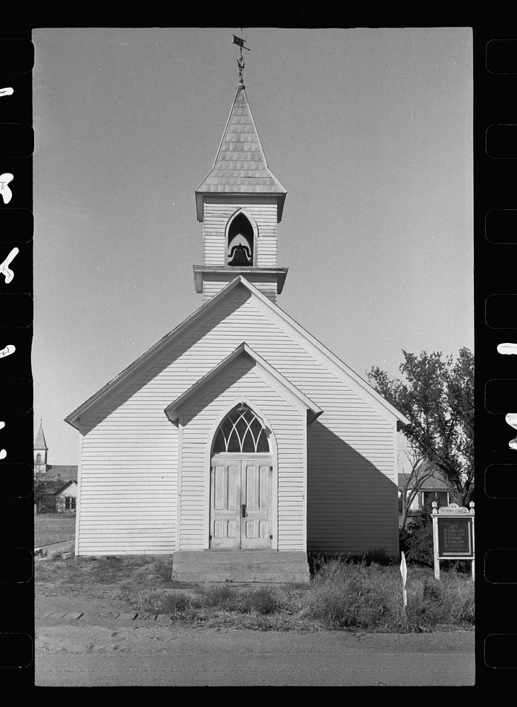 Church, Gilead, Nebraska. Sourced from the Library of Congress.