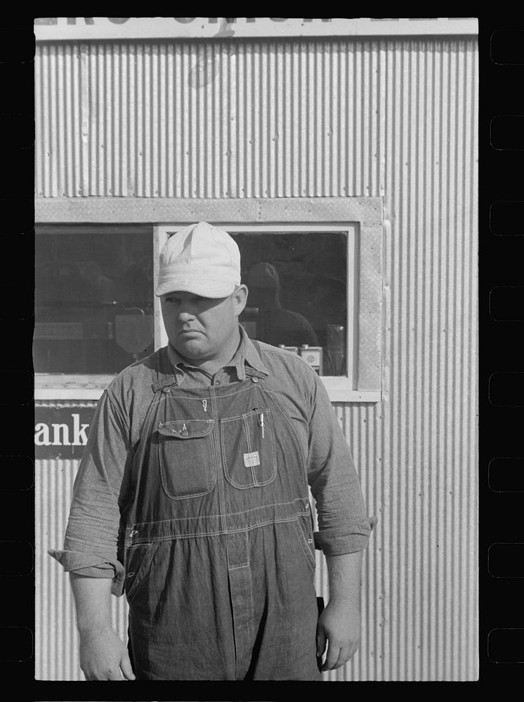 Manager of Farmer's Union Coop grain elevator. Centralia, Kansas. Sourced from the Library of Congress.