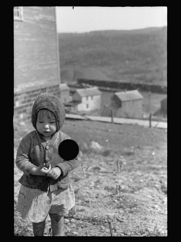 [Untitled photo, possibly related to: Coal miner's daughter in company town, Kempton, West Virginia]. Sourced from the…