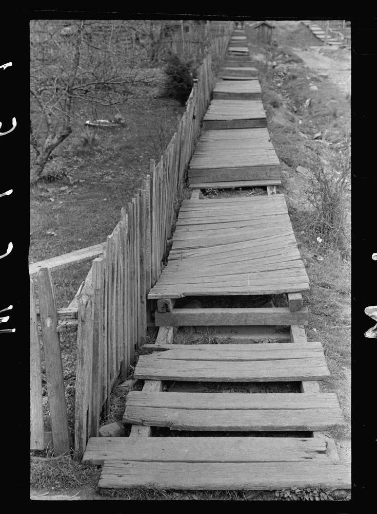Boardwalk, Kempton, West Virginia. Sourced from the Library of Congress.
