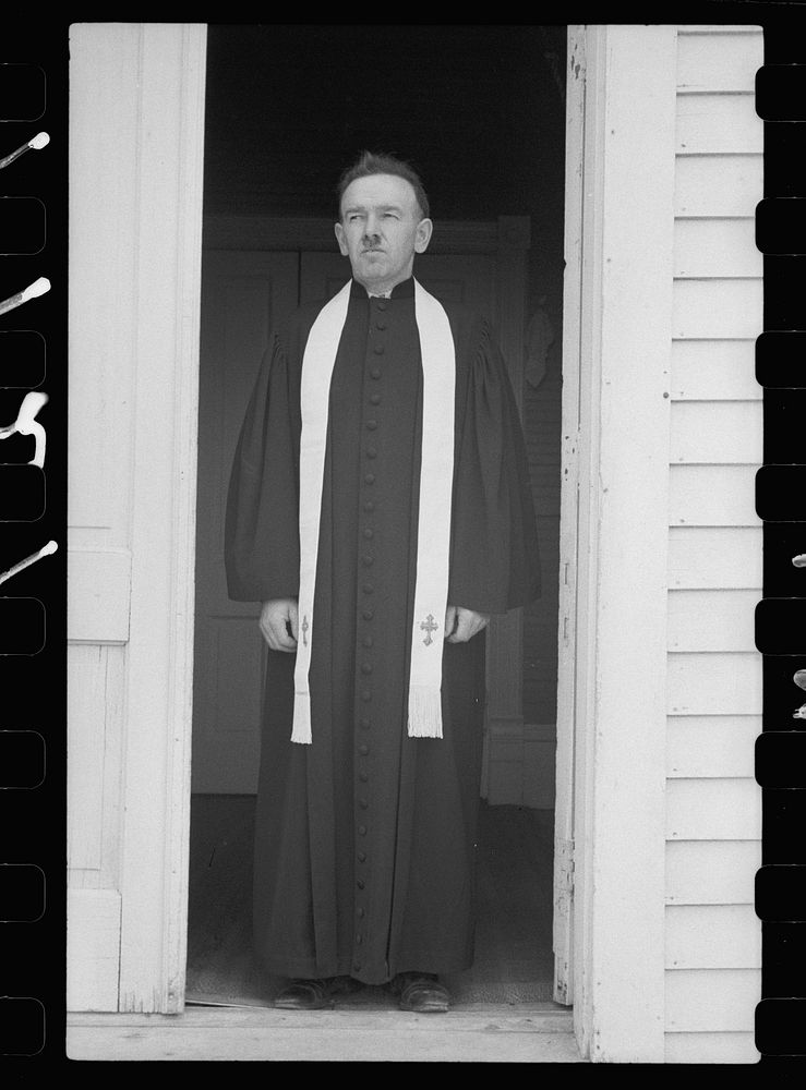 Lutheran minister, Monona County, Iowa. Sourced from the Library of Congress.