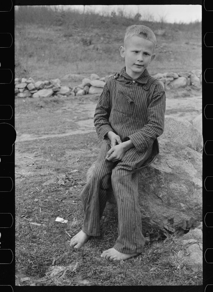 One of the Corbin children, Shenandoah National Park, Virginia. Sourced from the Library of Congress.