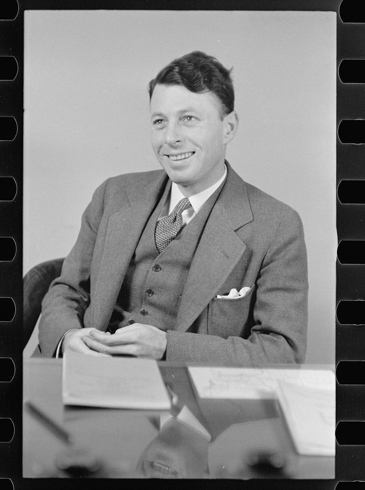 Mr. Lawrence Hewes, chief assistant to the administrator. Sourced from the Library of Congress.
