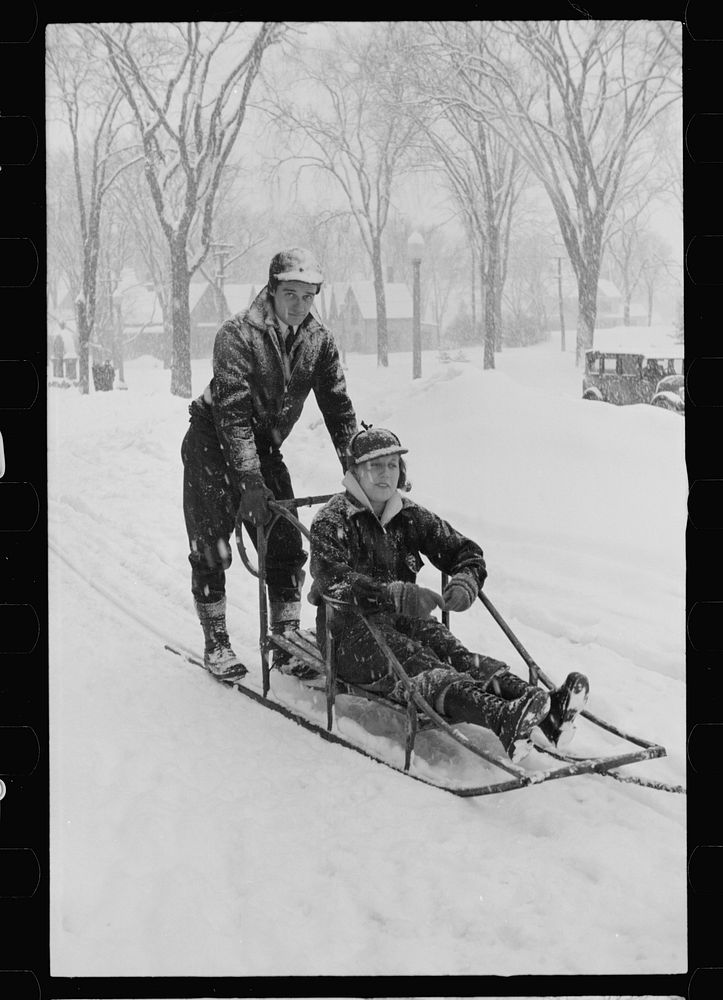 Snow carnival, New Hampshire (Lancaster). Sourced from the Library of Congress.