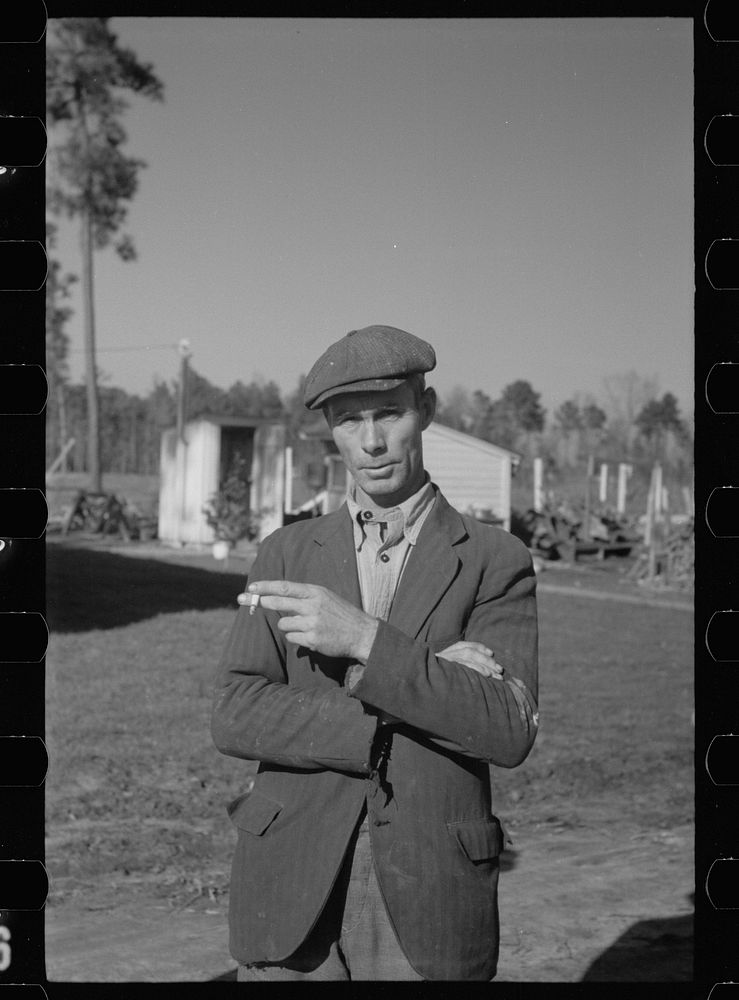 Zeb Atkinson, homesteader, Penderlea Farms, North Carolina. Sourced from the Library of Congress.