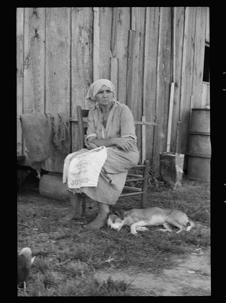 [Untitled photo, possibly related to: Wife and child of sharecropper, Tangipahoa Parish, Louisiana]. Sourced from the…
