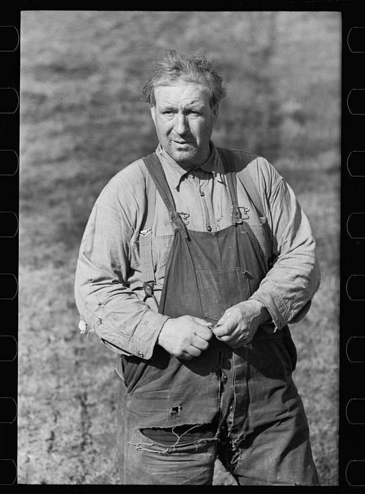 [Untitled photo, possibly related to: Rehabilitation client, Lamoille County, Vermont]. Sourced from the Library of Congress.