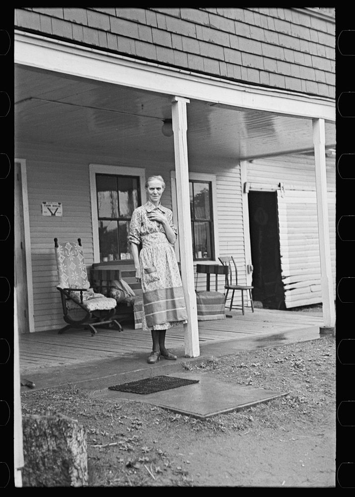 Farmer's wife, Johnson, Vermont. Sourced from the Library of Congress.