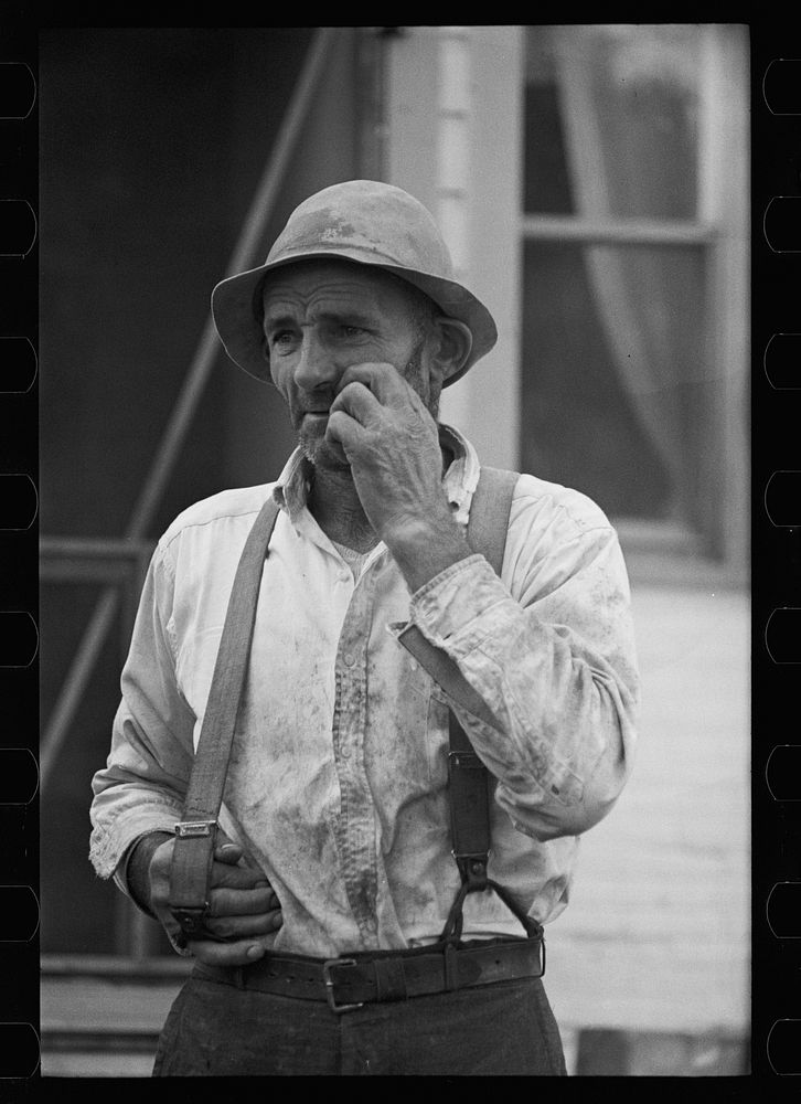 Anton Weber, resettled farmer, Tompkins County, New York. Sourced from the Library of Congress.