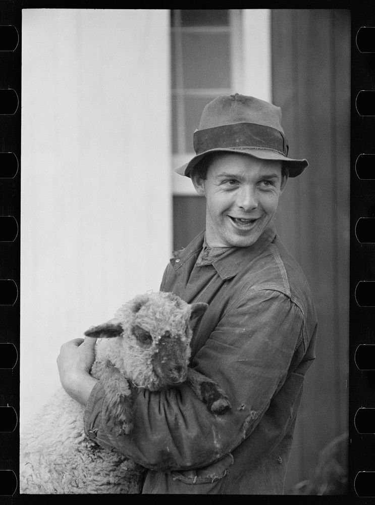 U.S. Grant Hallett, resettled tenant farmer, Tompkins County, New York. Sourced from the Library of Congress.