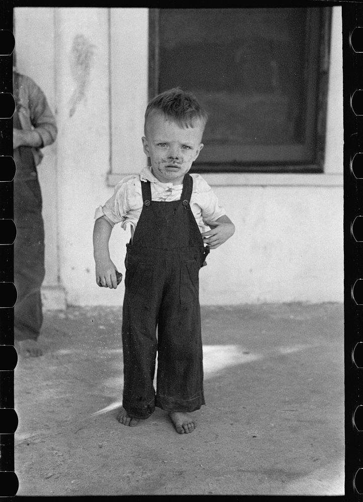 [Untitled photo, possibly related to: Son of a citrus worker, Winter Haven, Florida]. Sourced from the Library of Congress.