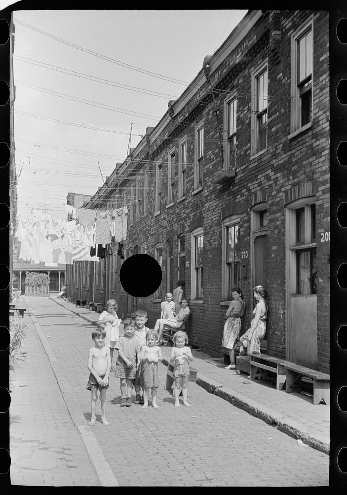 [Untitled photo, possibly related to: Housing conditions in Ambridge, Pennsylvania, home of the American Bridge Company].…