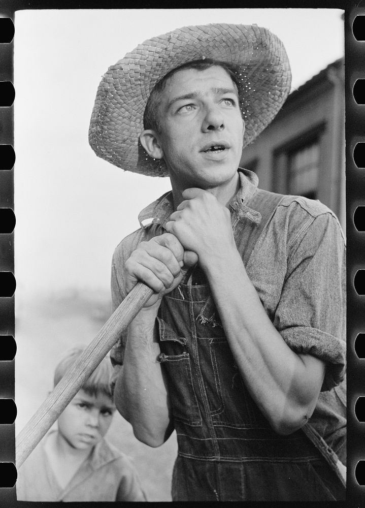 Steelworker who also does part-time farming, Midland, Pennsylvania. Sourced from the Library of Congress.