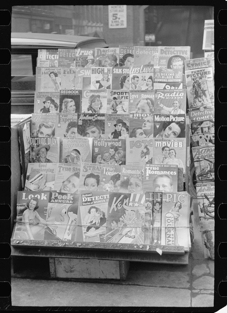 Magazines newsstand, Saint Louis, Missouri. | Free Photo - rawpixel