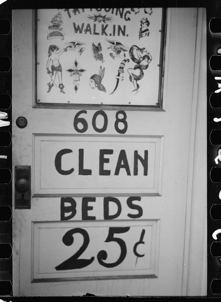 Sign. Baltimore, Maryland. Sourced from the Library of Congress.