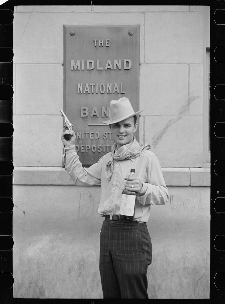 Celebrating Go Western Day, Billings, Montana. Sourced from the Library of Congress.