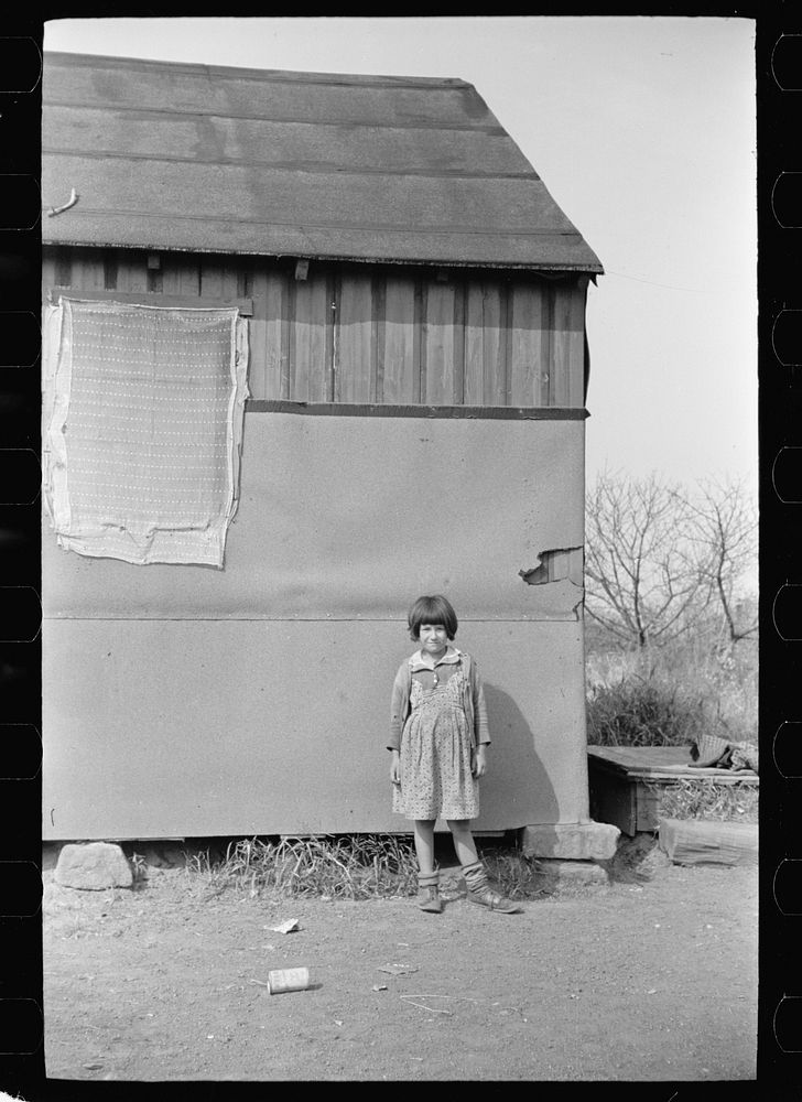[Untitled photo, possibly related to: Shack in which families of cranberry pickers are crowded together, Burlington County…